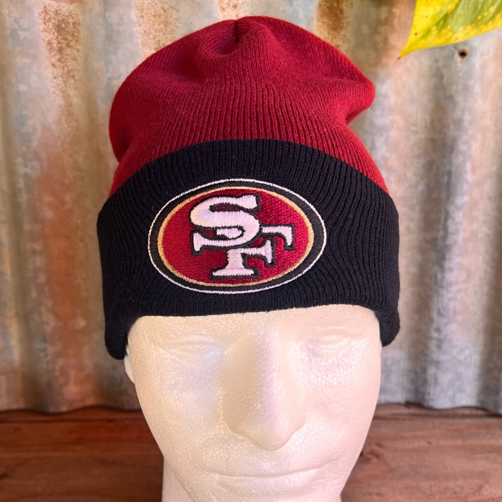 Vintage San Francisco 49ers cuffed knit beanie